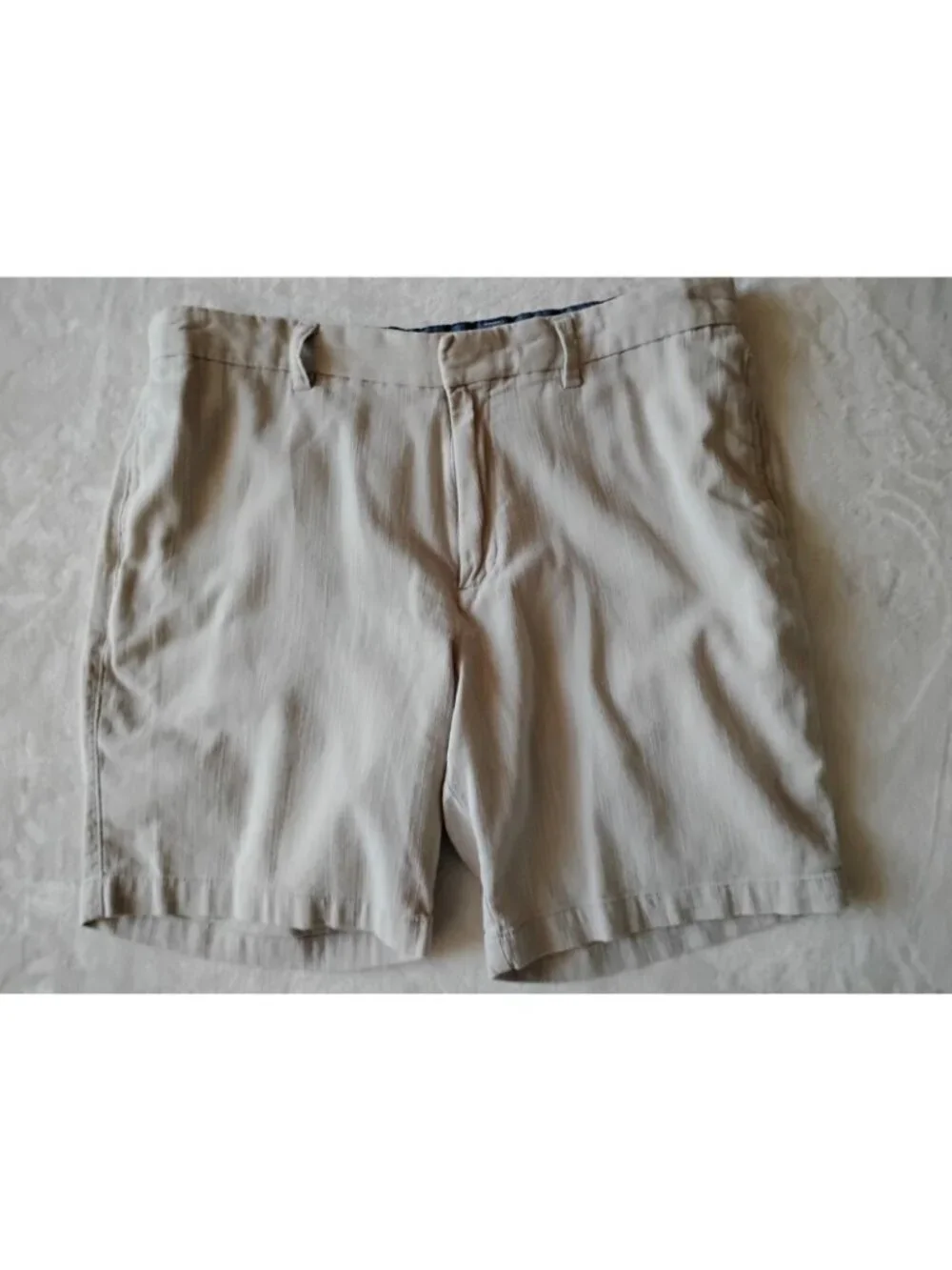 Banana Republic Mens Aiden Club Short  Preppy Casual Stretch Size 35 Tan